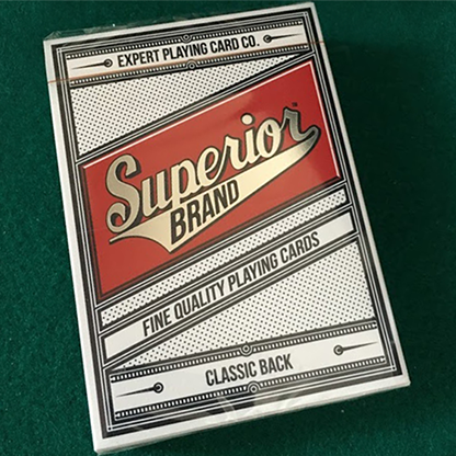 Superior Invisible (Red) Playing Cards by Expert Playing Card Co