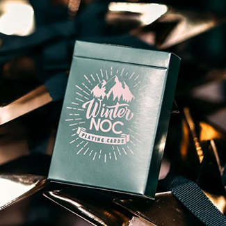 Winter NOC Survival Green (Metallic Green Numbered Seal) Playing Cards
