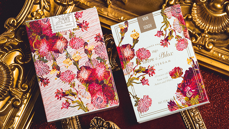 Van Gogh Asters & Phlox (Numbered Seal) Playing Cards