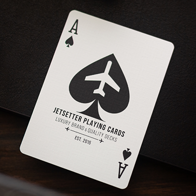 Lounge Edition Marked (Tarmac Black) by Jetsetter Playing Cards