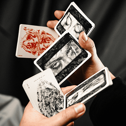 Silent Focus Playing Cards