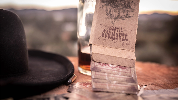 Deadwood (Red) Playing Cards by Matthew Wright and Mark Bennett