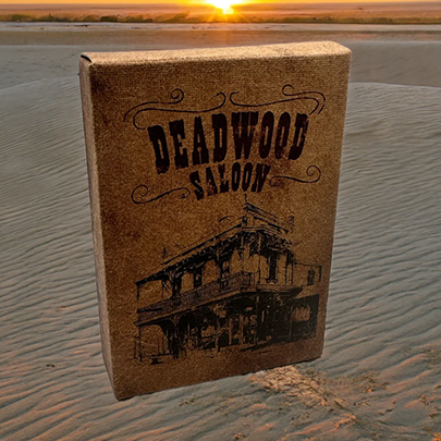 Deadwood (Red) Playing Cards by Matthew Wright and Mark Bennett