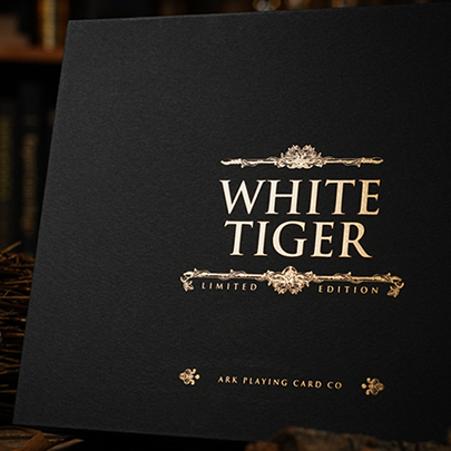 White Tiger Black Gold Box Set by Ark Playing Cards