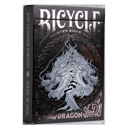 Bicycle Dragon Black Playing Cards by US Playing Card Co