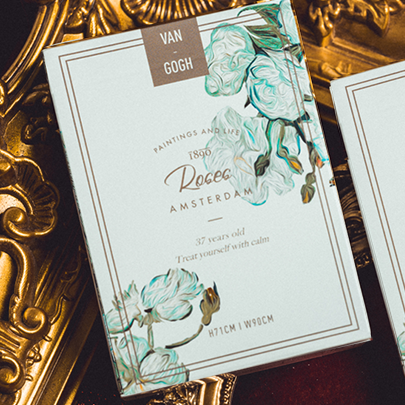 Van Gogh Roses (Borderless) Playing Cards