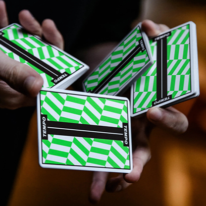 Tempo Green Playing Cards