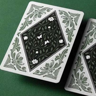 Magnolia White Playing Cards