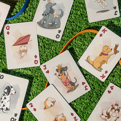Bicycle Playful Dog Playing Cards