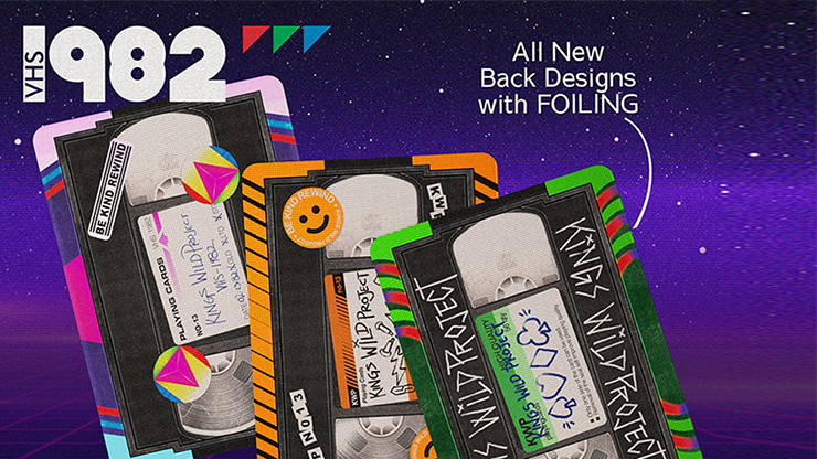 1982 VHS Kenneth Wayne Playing Cards