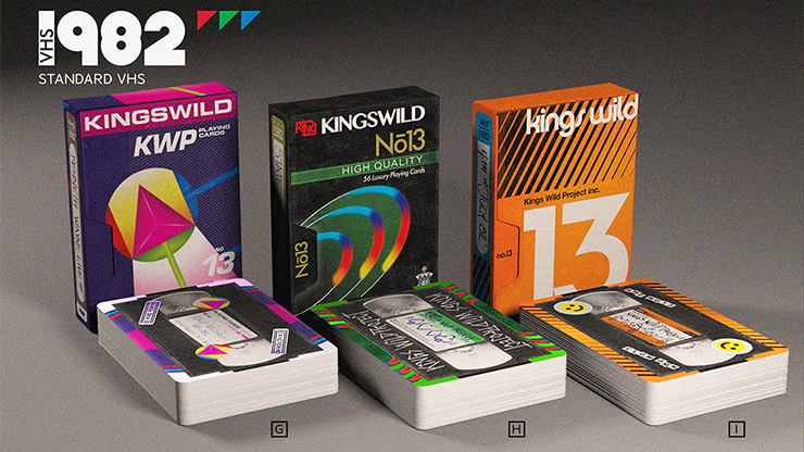 1982 VHS Kenneth Wayne Playing Cards