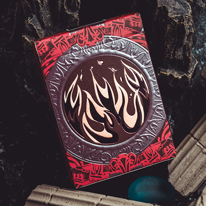 Gilded Atlantis: Fire Playing Cards