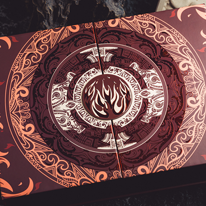 Atlantis (Water and Fire) Limited Gilded 2 Decks Set Playing Cards