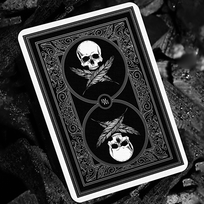 Feather & Bone: The Chrome Hearts (Foil) Playing Cards by Joel Meyers