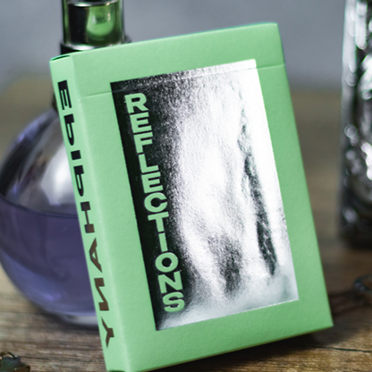 Reflections Epiphany (Green) Playing Cards by Emily Sleights