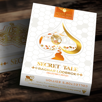 Secret Tale Ragnar White Bee Collector's Playing Cards
