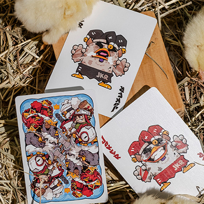 BICYCLE CHKNS & CROWNS PLAYING CARDS