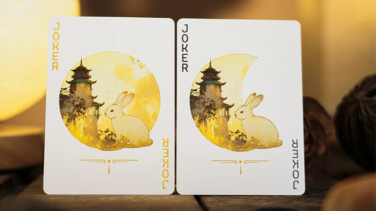 Round Moon Playing Cards by TCC Fashion