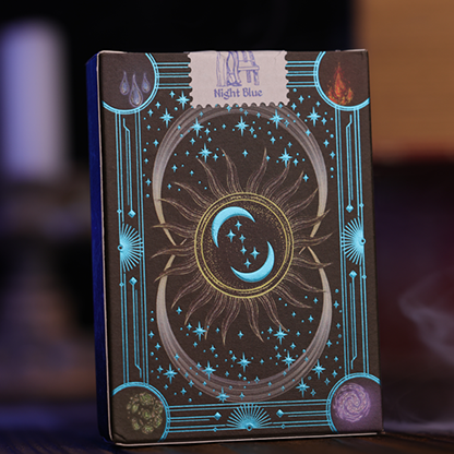 Warriors of the Stars: Zodiac Playing Cards (Night Blue) by Blue Moon Co.