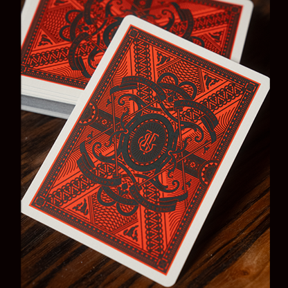King's Head (Blue & Red) Playing Cards by Joker and the Thief