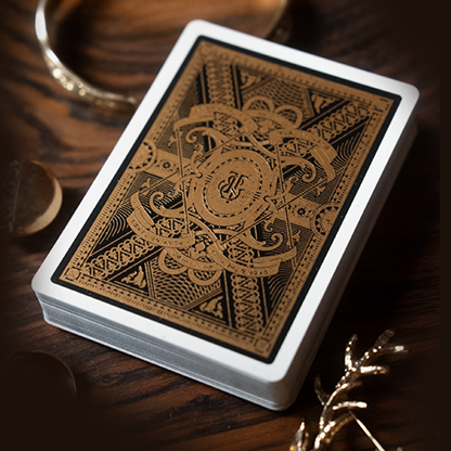King's Head (Black and Gold Foil) Playing Cards by Joker and the Thief