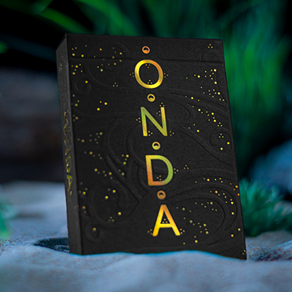ONDA V2 (Black and Gold) by Jocu Playing Cards