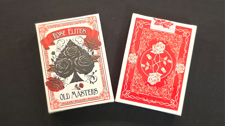 Rose Elites - Old Masters (Red) Playing Cards