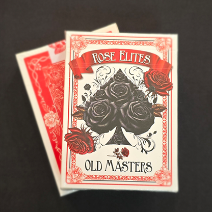 Rose Elites - Old Masters (Red) Playing Cards