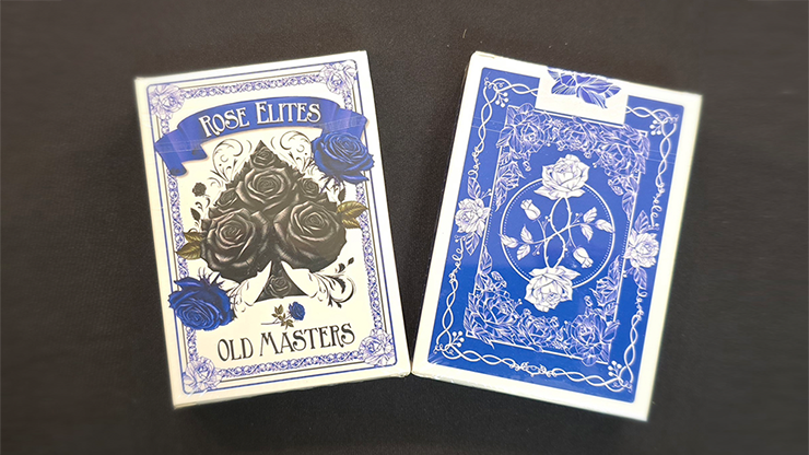 Rose Elites - Old Masters (Blue) Playing Cards