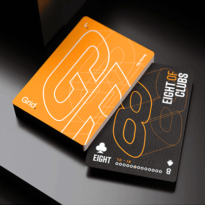 Grid Series Six- Typographic Playing Cards