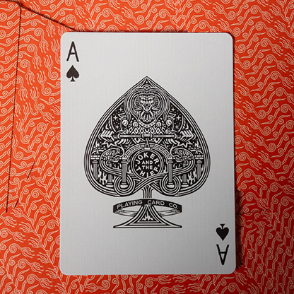 No Borders Edition 2 Crown Back (Red) Playing Cards by Joker and the Thief
