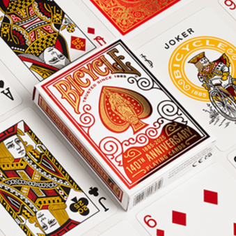 Bicycle 140th Anniversary Playing Cards by US Playing Card