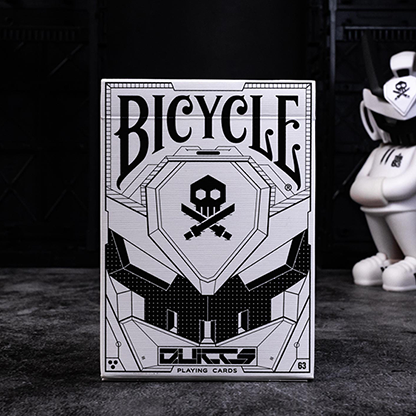 Bicycle Quiccs Ghost White Playing Cards