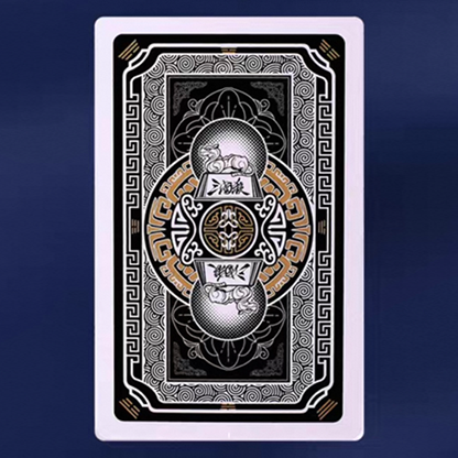 GUAN DAM -Warriors of the Three Kingdoms (Black) Playing Cards by YOKAGAME