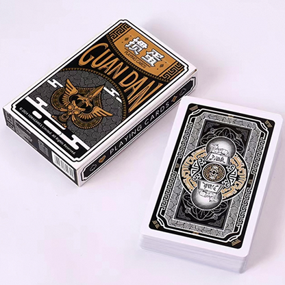 GUAN DAM -Warriors of the Three Kingdoms (Black) Playing Cards by YOKAGAME