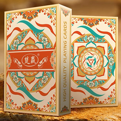 Three Rabbits with Ears Playing Cards