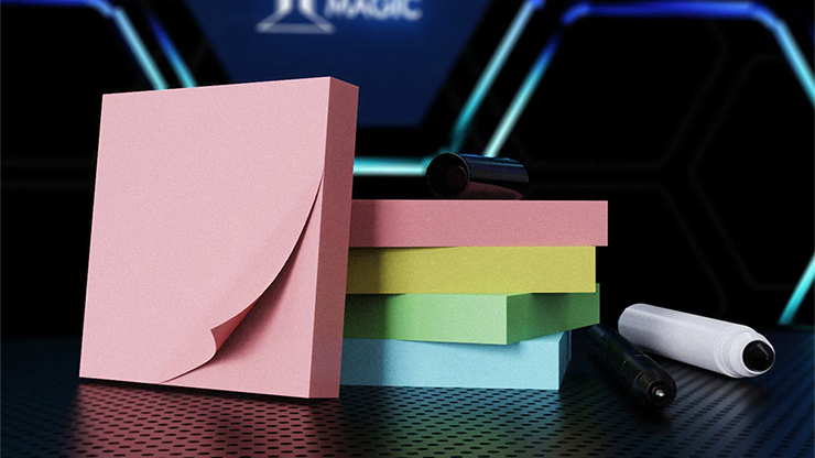 The Iarvel Magic Post-It Pad (Green) by Iarvel Magic