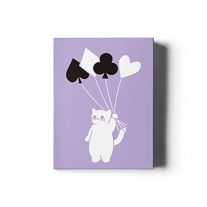 Diary of Kitten and Puppy - Kitten Purple Edition Playing Cards