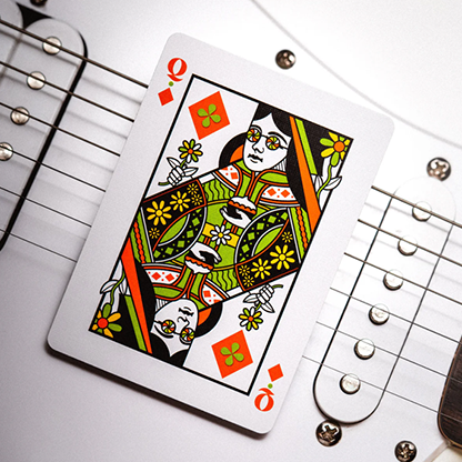 The Beatles Special Edition (Black) Playing Cards by theory11
