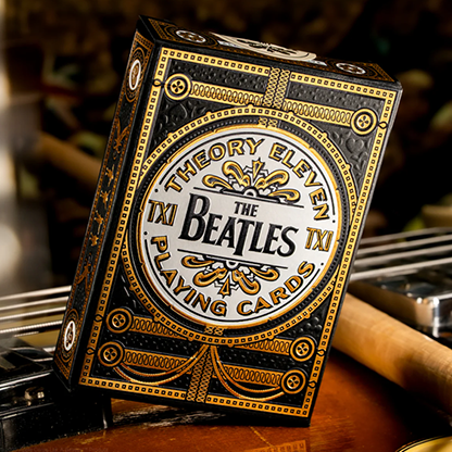 The Beatles Special Edition (Black) Playing Cards by theory11