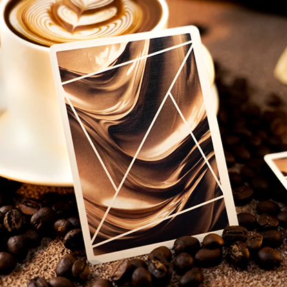 Flexible Mocha Mousse Playing Cards by TCC
