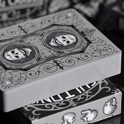 FULTONS OCTOBER TOMBSTONE GREY PLAYING CARDS