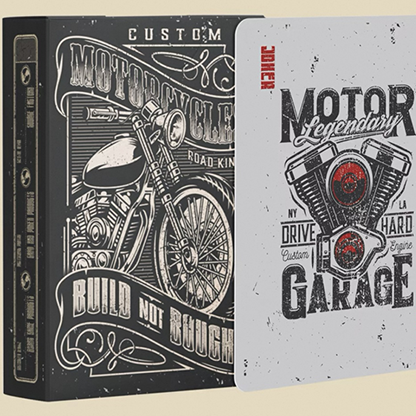 Custom Motorcycles Playing Cards