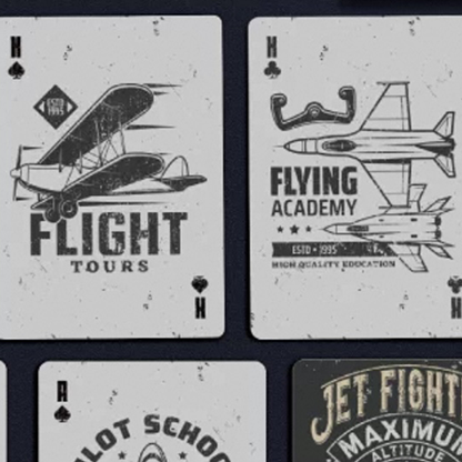 Jet Fighter Playing Cards