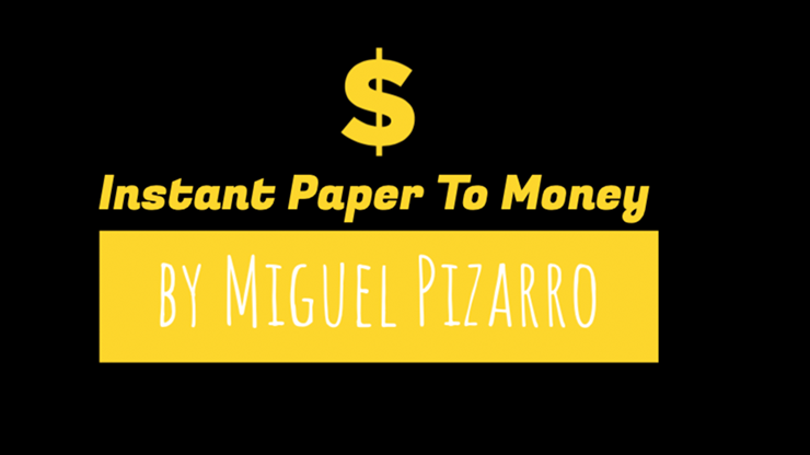 Instant Paper to Money (British Pound) by Miguel Pizarro