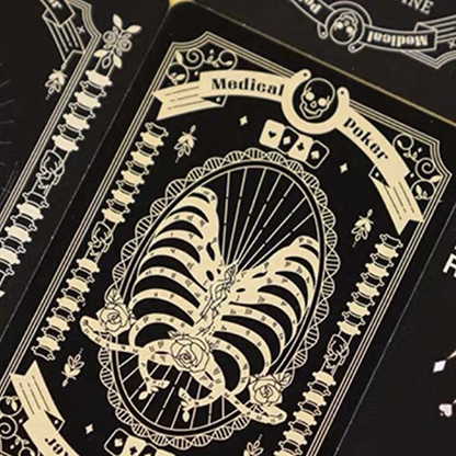 Medical Poker (Black) Playing Cards