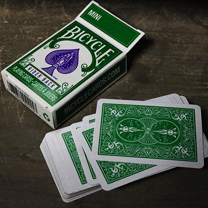 Mini Bicycle Cards (Green)