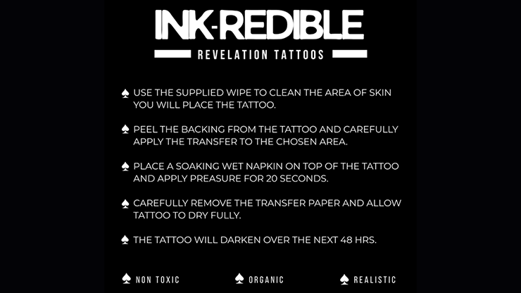 Ink-Redible Revelation Tattoos (Spades) by Twisted Minds