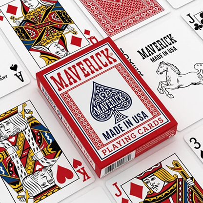 Maverick Made in the USA (Red) Playing Cards