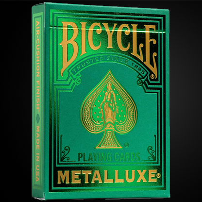 Bicycle Metalluxe Green Playing Cards by US Playing Card Co.